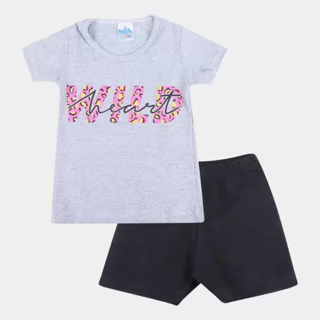 Conjunto Infantil Mia Kids Wild Feminino