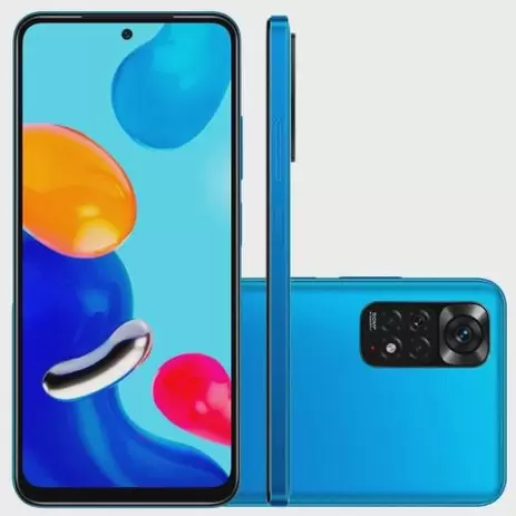 Smartphone Xiaomi Redmi Note 11 6.43 Octa Core 128GB 4GB Câmera Quádrupla - AZUL